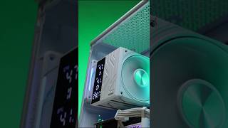I didn't expect a screen on a cooler this cheap - 1stPlayer Frostbite FB12 #pcbuild #shorts