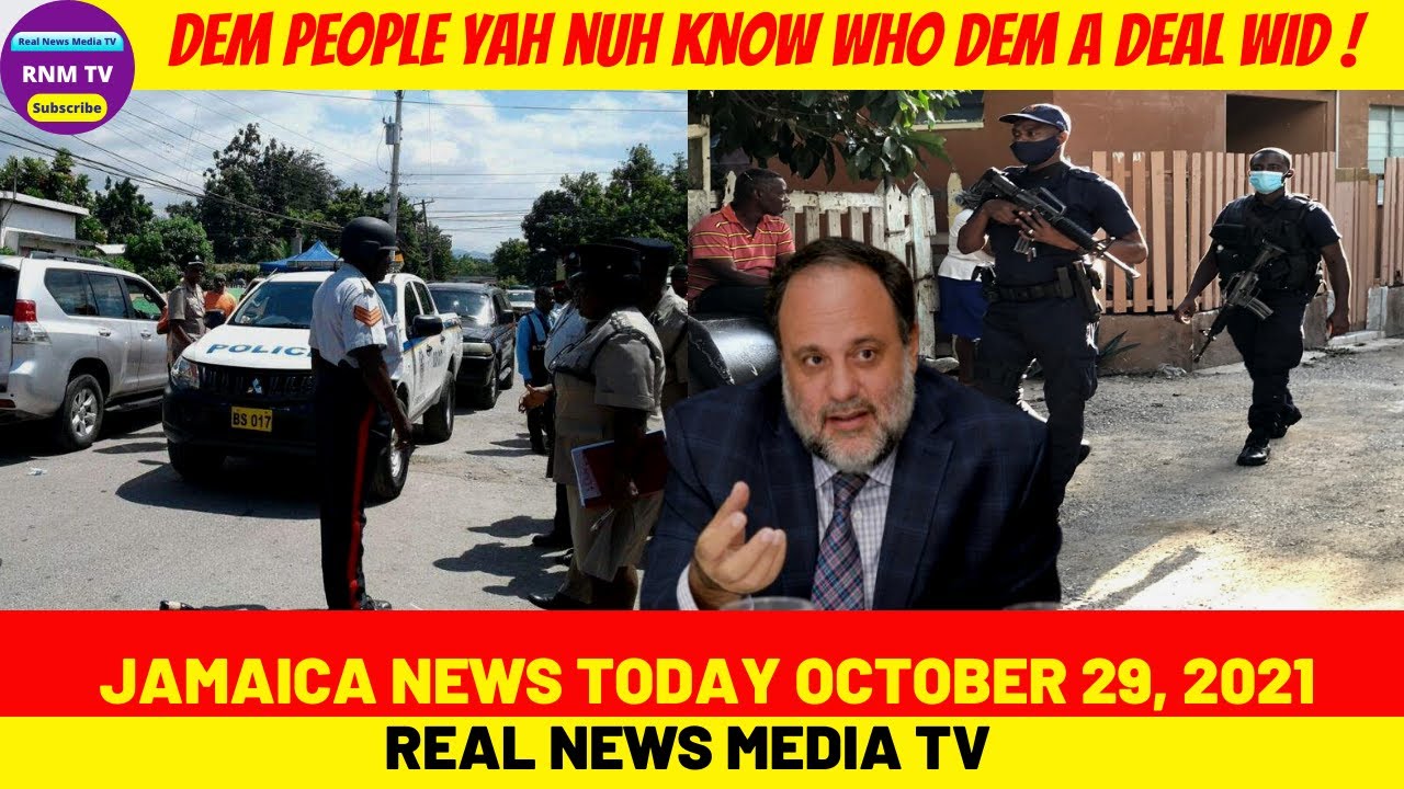 Jamaica News Today October 29 2021/Real News Media TV - YouTube