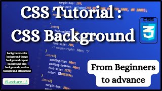 CSS Background in One Video | Background-Color, Image, Repeat, Size, Position, Attachment, Shorthand