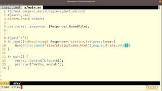 Celebrity Rust Programming Recipes : Learn to use Rocket Macros to Build A Simple Server | packtpub.com Wealth