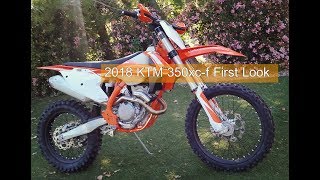 First Look at 2018 KTM 350xc-f Project