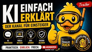 KI einfach erklärt – der Kanal für Einsteiger | Snorkeling Duck