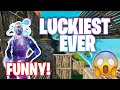 LUCKIEST VICTORY ROYALE | Fortnite Funny Moments with MEMES