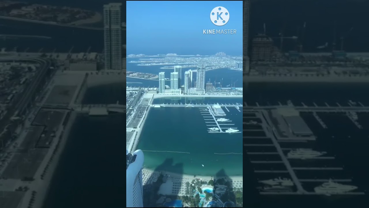 AMSR🌈The most satisfying view at Dubai Marina 