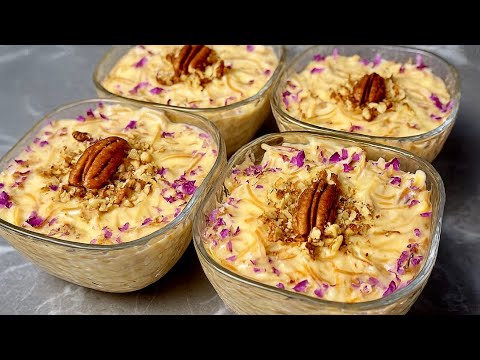 حلى شتوي سهل ولذيذ ب ٤ مكونات فقط جاهز في خمس دقائق