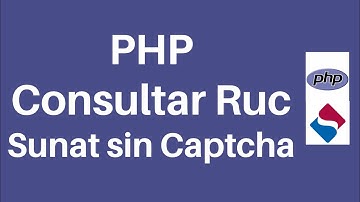 Consulta Ruc en la Sunat con PHP + Javascript sin Captcha