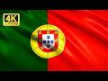 Portugal Flag in 4K Ultra HD - Realistic Portuguese Flag Waving Animation