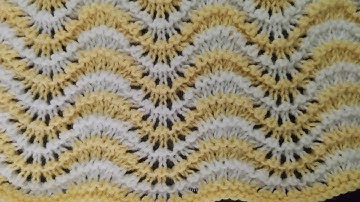 Fan & Feather Stitch🪶!!!Knitting Pattern!!!Beautiful Knitting Pattern!!!Knitting Pattern No//0036//