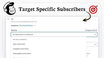 Hoe u e-mails naar specifieke abonnees kunt verzenden met behulp van segmenten in MailChimp
