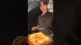 Jungkook Making Scrambled Eggs With Jam Toast