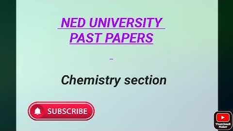 NED University Past papers 2019 with solution