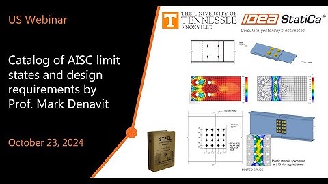 Catalog of AISC Limit States and design requirements by Prof. Mark Denavit