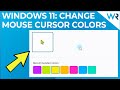 How to change the mouse cursor’s color in Windows 11