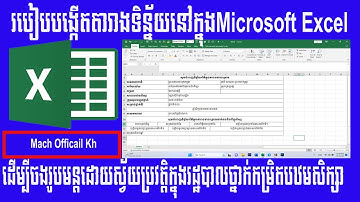 របៀបបង្កើតកម្មវិធីគ្រប់គ្រងពិន្ទុសិស្ស (How to use Student Score Management System 2022)(Part 1)