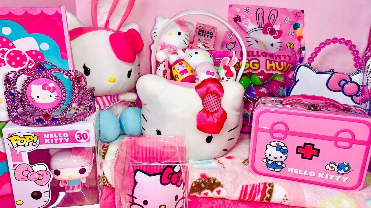 What’s in my HELLO KITTY Themed Easter Basket 🎀🎀🎀 - YouTube