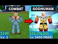 Becoming saitama and obtaining all fighting style in blox fruits