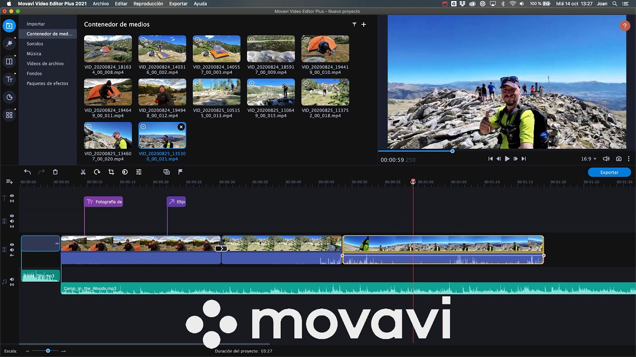 Edita tus vídeos con Movavi Video Editor Plus 2021 (Nivel principiante Edita tus vídeos con Movavi Video Editor Plus 2021 (Nivel principiante