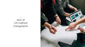 A Bermuda Triangle? - A Review of Method Application and Triangulation in User Experience Evaluation