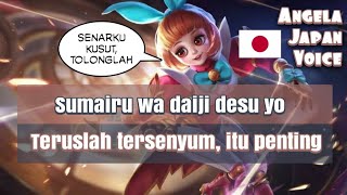 Angela Japanese Voice and Quotes Mobile Legends dan Artinya