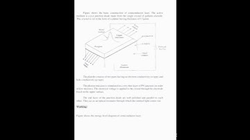 m.sc 1st sem paper- 4th (electronic devices) unit- 2 ( diode laser)