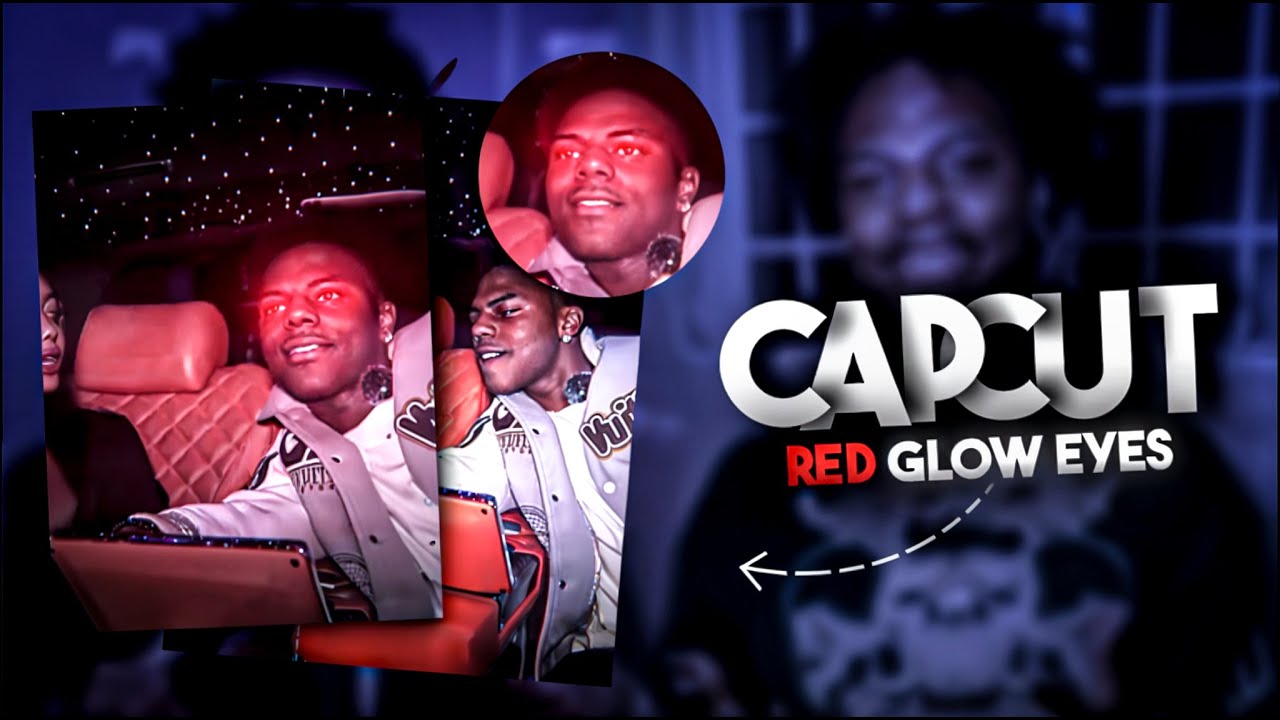 How To Make Red Glow eyes Tutorial On Capcut No pro - YouTube