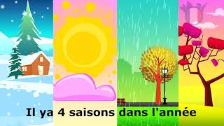 Les saisons de l'année  فصول السّنة باللّغة الفرنسيّة