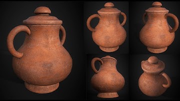 Pottery pot texturing tutorial substance painter