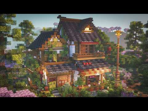 How to Build a Japanese Noodle Bar 🍜 | Minecraft Build Tutorial thumbnail