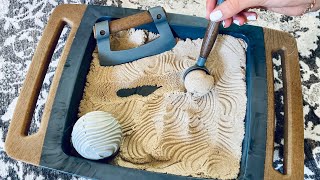 Kinetic Sand Kalm, Zen Box Set for Adults with 3 Tools for