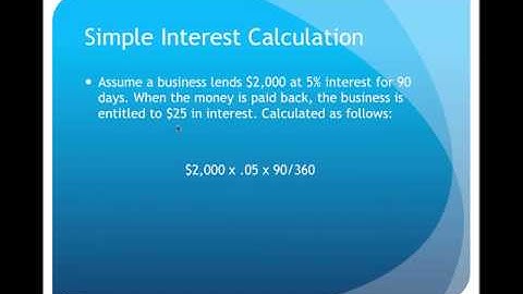 Note Receivable Lecture