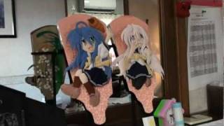 The House Of Lucky Star Manga Author Koshimizu Kagami In The Town Of Satte Japan