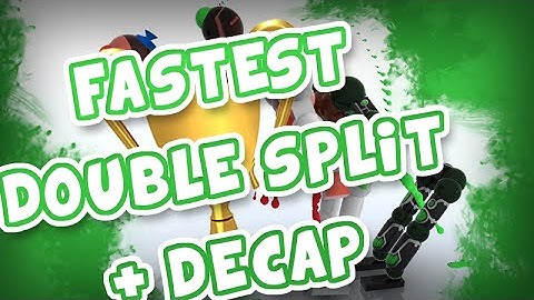 [BEATEN]Fastest Double Split + Decap - Zockinator (Toribash)