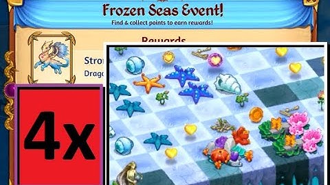 Merge Dragons Frozen Seas Event 2020 - Cleaning Map at 4x Speed Enjoy