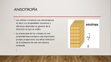 Quali sono i materiali Anisotropi?