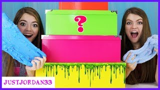 Mystery Box Slime Ingredient Challenge / JustJordan33