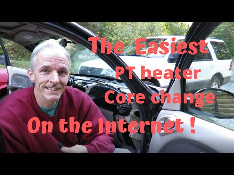 How to remove your PT Cruiser heater core (the easiest way on the internet)