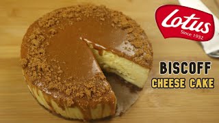 Biscoff | Cheesecake Viral | 100% Homemade Kek Cheese Biscoff | Sukatan Cawan & Gram