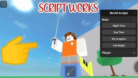 ROBLOX WORLD SCRIPT using FLUXUS EXECUTOR played at Roblox FENCING game - script link on comments
