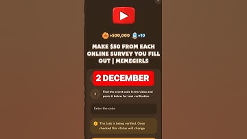 MAKE $50 FROM EACH ONLINE SURVEY YOU FILL OUT | MEMEGIRLS #memefi #code