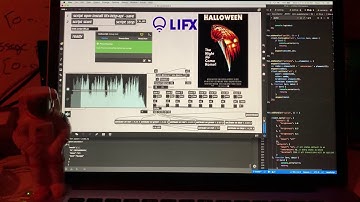 Node-for-Max Supplemental - Sequencing LIFX bulb to the Halloween theme
