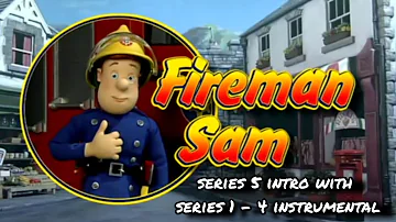 Fireman Sam | Series 5 intro with series 1 - 4 instrumental