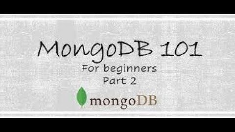 MongoDB part 2 | Tutorial | The  End Of Collection MongoDB tutorial for beginners beginners