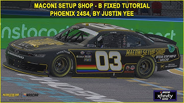iRacing B Fixed Xfinity Phoenix Guide to Qualifying and Race 24S4