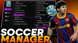 MOD MENU SOCCER MANAGER 2027 | v4.1.4 | UNLIMITED MONEY, MANAGER LEVEL UP, EDIT ALL PLAYERS screenshot 5