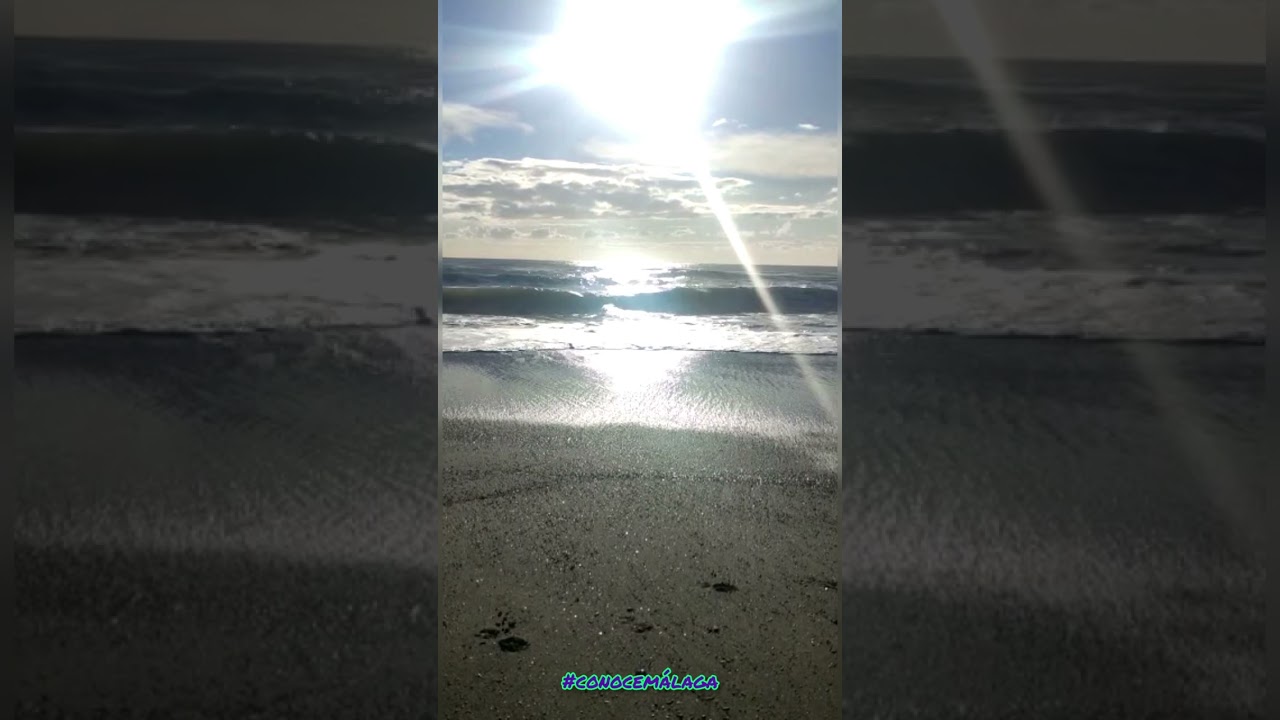 Con 5° amanece Málaga con el temporal de frío, viento y lluvia que está soportando España.