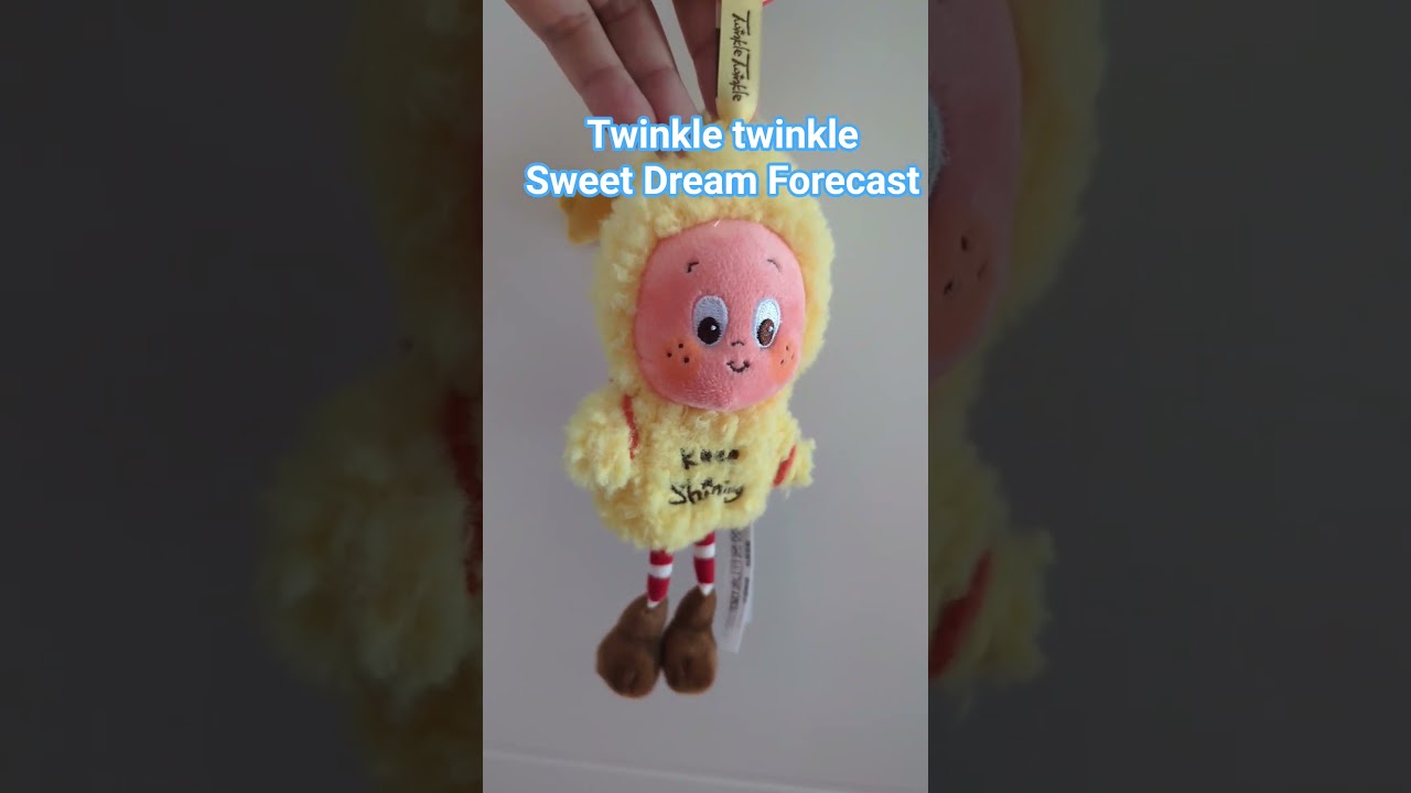 Twinkle Twinkle Sweet Dreams Forecast Plush Pendant Blind Box! They are so cute! 