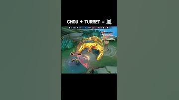 Chou + Turret = ☠️ #shorts #mlbb #badang