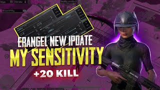 ERANGEL NEW UPDATE GAMEPLAY😱 | MY SENSITIVITY☠️ #pubgmobile #pubg #pubgm