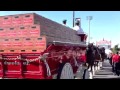 Budweiser Clydesdales in The Lehigh Valley - Pulling into the Iron Pigs Tailgate Party
