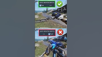 CODM Quick Weapon Switch – ON or OFF? 🔥Pro Settings You Must Use | Battle Royale Tips #shorts #codm
